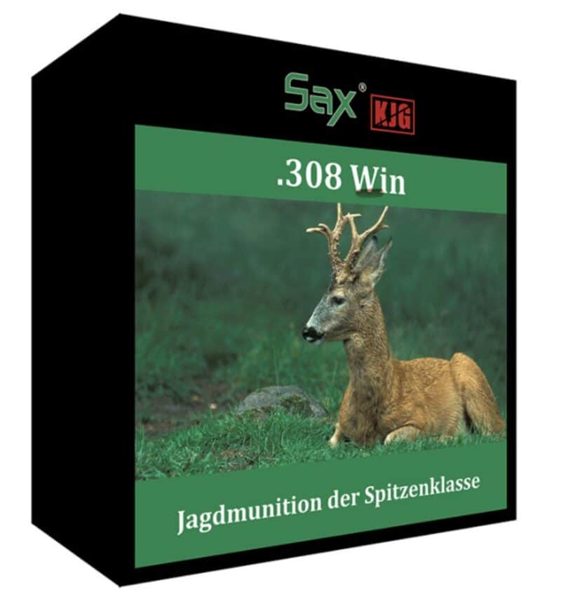 Kogelmunitie SAX CA Leadfree .308 Win KJG-SR 124/8,0