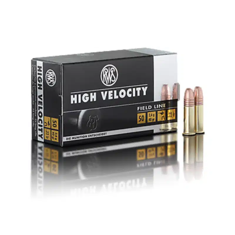 RWS High Velocity HP .22 LR 2,6g / 40gr