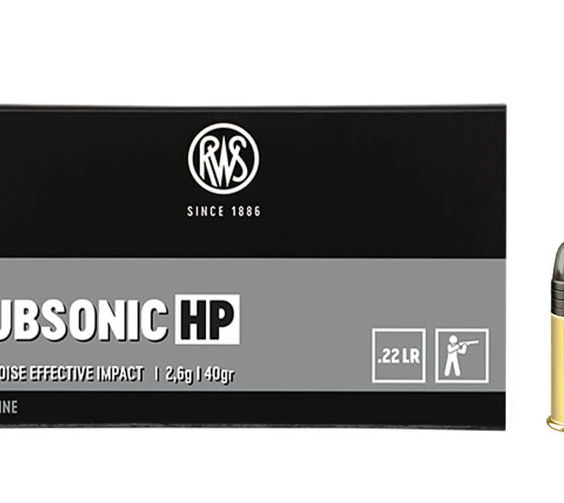 RWS Subsonic HP .22 LR 2,6g / 40gr