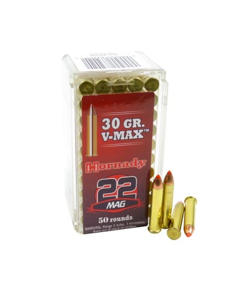 Hornady .22 WMR V-Max 30 grain