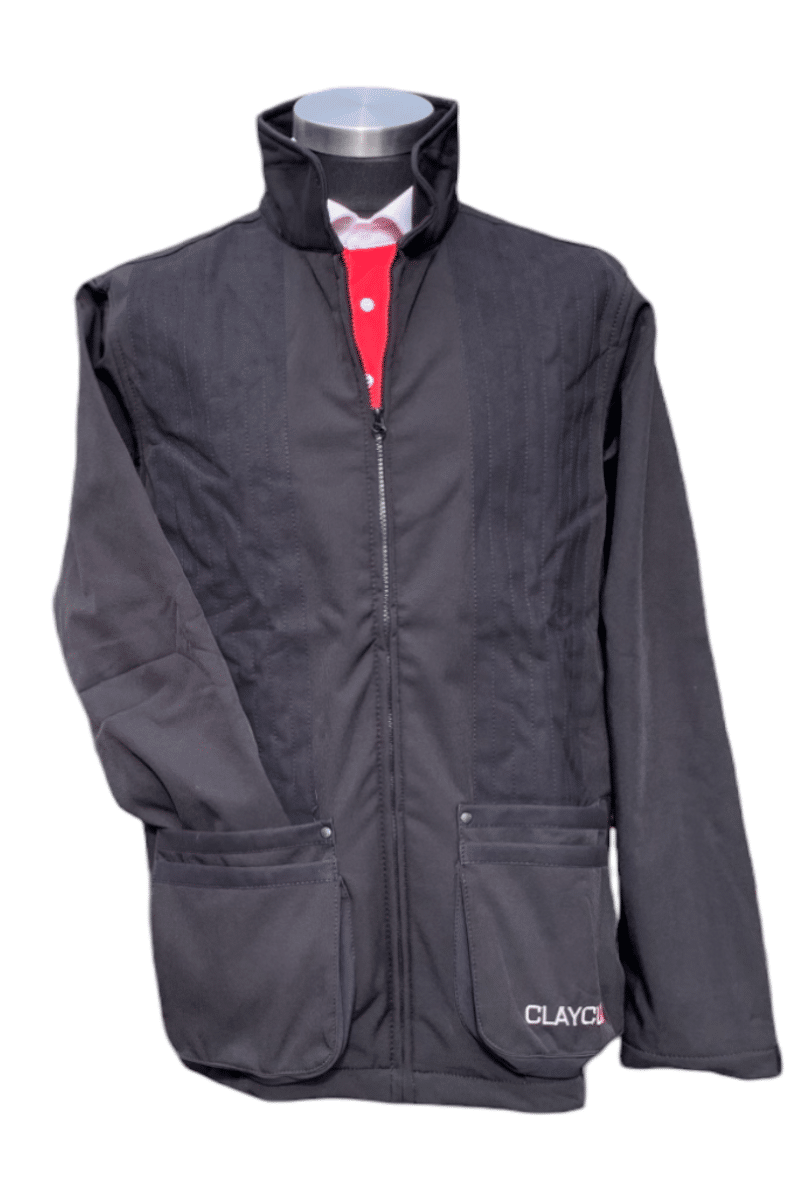 Clayclo Softshell Schietjas Zwart Heren