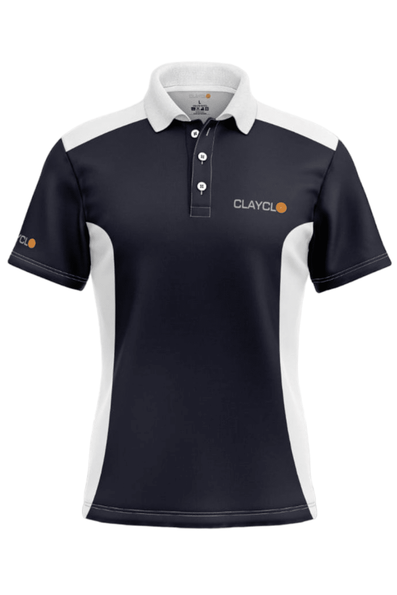 Clayclo Breathe TEC Polo Antraciet Heren