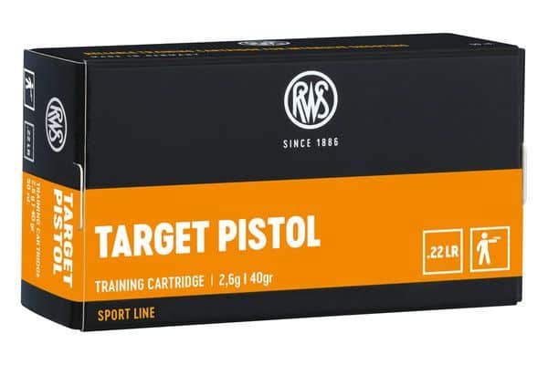 RWS Target Pistol .22 LR 2,6 gram / 40 grain (1000 stuks)