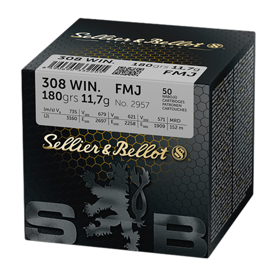 Sellier & Bellot .308 Win FMJ 180 grain / 11,7 gram