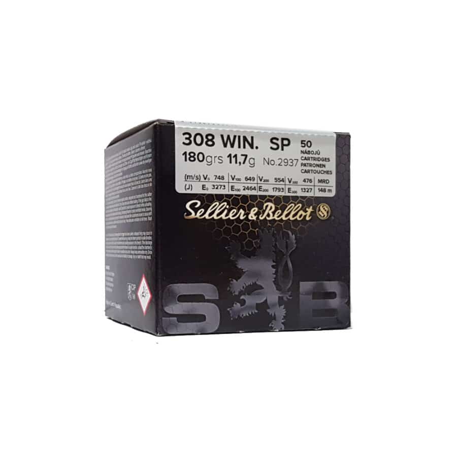 Sellier & Bellot .308 Win SP 180 grain / 11,7 gram