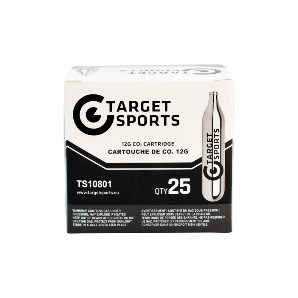 Target Sports CO2 patronen 12 gram (25 stuks)